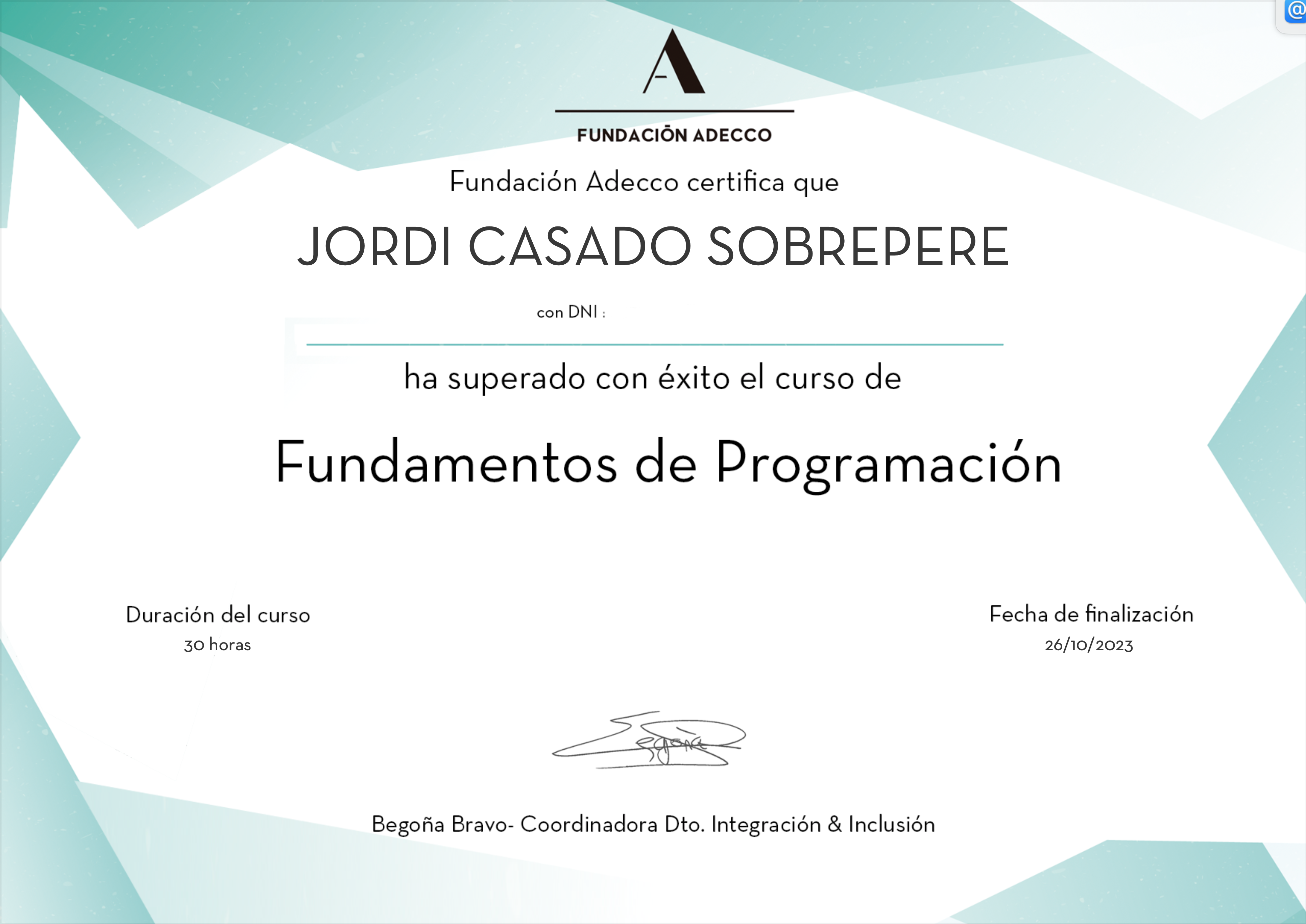 Diploma Fundamentos de Programación